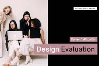 deliver a website design evaluation report