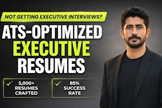 write an executive resume that gets c suite, vp professionals hired faster