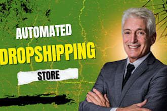build automated shopify dropshipping store