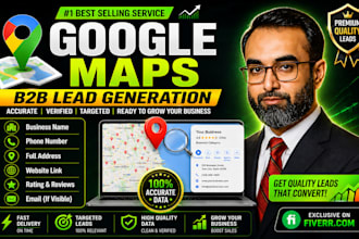 scrape targeted google maps leads for b2b lead generation