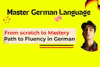 teach you german from scratch to proficiency