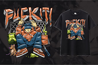do a deformation illustration for clothing