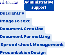 be your data entry clerk for office work