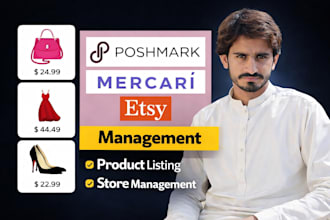 do your etsy, poshmark and mercari listings on profit share