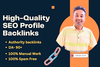 build high da profile backlinks for SEO and rankings