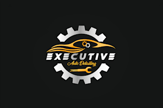 design modern auto detailing, auto care and auto repair logo