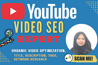 optimize your youtube videos with expert SEO and tags research