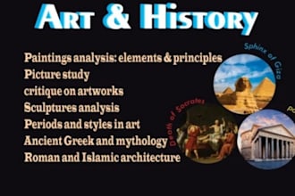 handle art and history related tasks