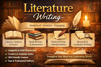 handle english and literature related tasks