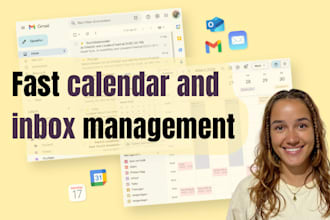 manage your calendar and organize your inbox