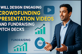 design engaging crowdfunding presentation videos and fundraising pitch decks