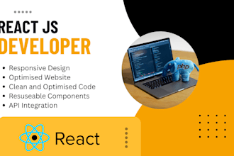 be reactjs developer for frontend of your websites