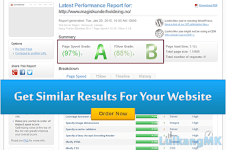 increase speed of wordpress website and improve gtmetrix score
