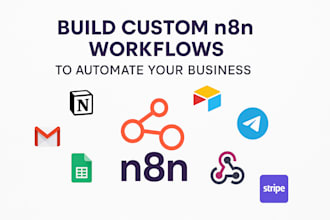 build n8n workflows to automate your business processes