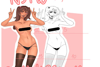 draw nsfw art of your character