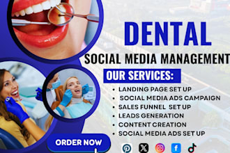 run ads for your dental clinic using meta, google, and social media marketing