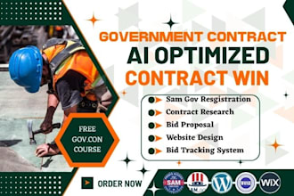 do government contract website to win contract on samgov website and bid winning