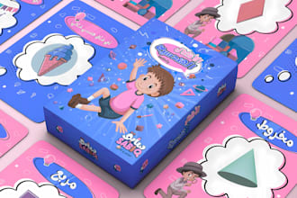design a professional card game for kids, adults or board game