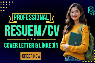 top notch professional resume, cover letter, and linkedin for leadership roles