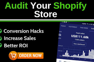 shopify store audition website audit etsy rank store traffic
