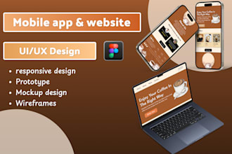 design a responsive landing page using figma