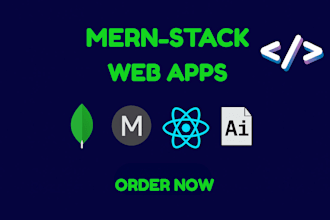 develop ai powered saas webapps or websites with nextjs react and mern