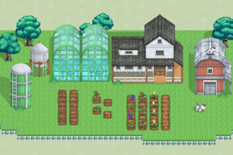 isometric pixel game art retro pixel art 2d game asset pixel environment tileset