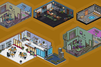 pixel game art pixel character sprite sheet pixel background isometric pixel art