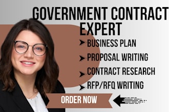prepare bid proposal win federal government contract, rfp, tender, rfq, grants