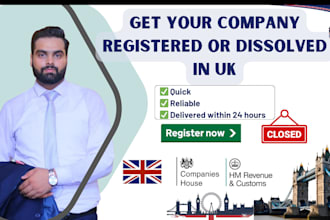register or dissolve business from companies house and hmrc