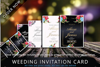 create luxury digital wedding invitation website with booking system