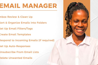 be your email manager VA for inbox cleanup and organization