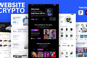 create crypto, ico landing page wordpress website, coin, meme, nft,token website