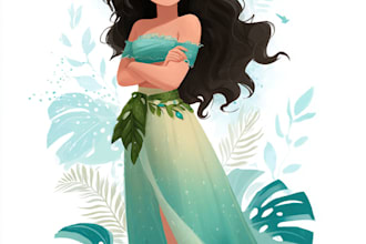 design you as any disney cartoon character