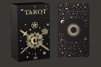 design custom tarot or oracle cards with unique mystical artwork