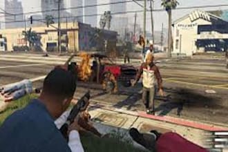 make a zombie shooting or apocalypse game for android