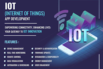develop iot app using flutter, mqtt, arduino, esp32, ble, firebase, mobile apps