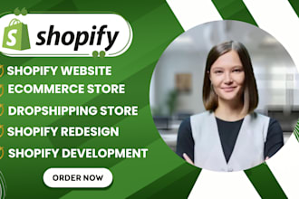 build shopify store redesign shopify ecommerce website shopfy dropshipping store