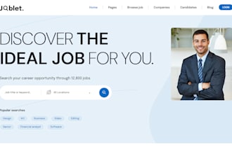 design a wordpress job hiring, recruitment, consultancy and staffing website