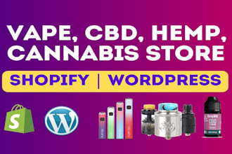 design cbd website, marijuana website, hemp, medical, cannabis ecommerce website