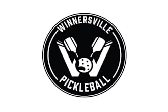 design unique indoor pickle ball logo