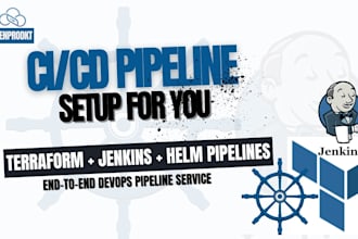 build terraform github jenkins helm pipeline