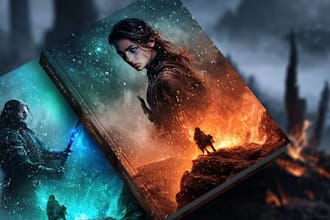 design amazon kdp book cover and kindle ebook cover