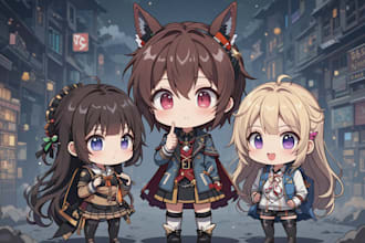 draw chibi art or chibi characters