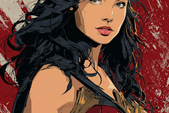 create comic book and custom illustration