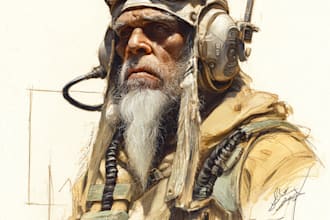 draw your star wars sci fi character art