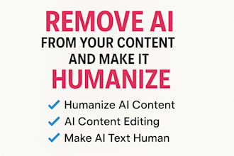 remove ai from your content and make it humanize