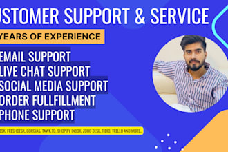 provide customer support, email, livechat and call support