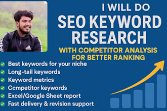 seo keyword research with analysis