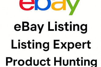 do ebay product research, listing, and dropshipping